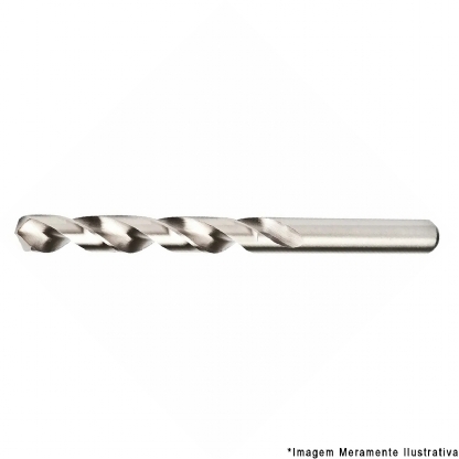 Broca Aço Rápido HSS Hp 15.50mm Para Metal Brilhante Din 338 - Dormer
