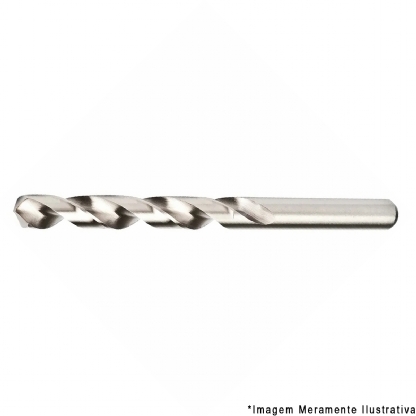 Broca Aço Rápido HSS Hp 3.00mm Para Metal Brilhante Din 338 - Dormer
