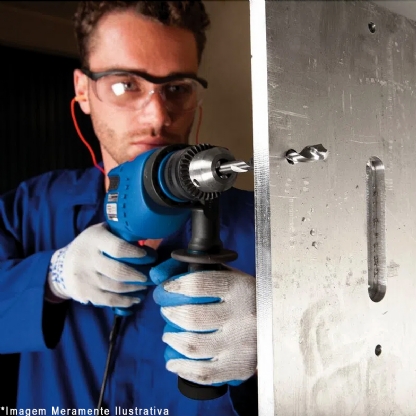 Broca Aço Rápido HSS Hp 4.50mm Para Metal Brilhante Din 338 - Dormer