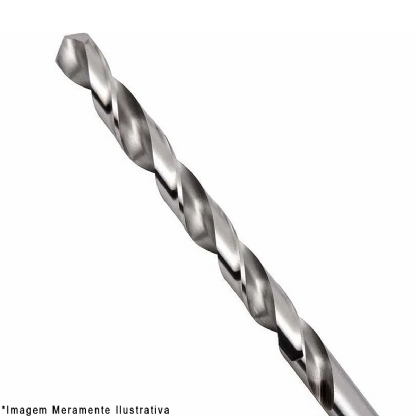 Broca Aço Rápido HSS Hp 5.00mm Para Metal Brilhante Din 338 - Dormer