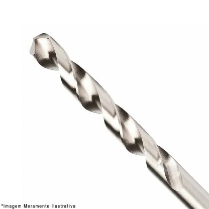 Broca Aço Rápido HSS Hp 6.00mm Para Metal Brilhante Din 338 - Dormer