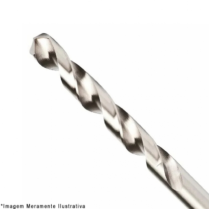 Broca Aço Rápido HSS Hp 9.00mm Para Metal Brilhante Din 338 - Dormer