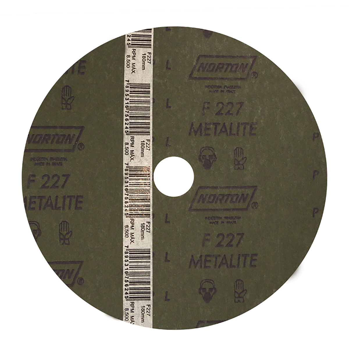 Disco Fibra Metalite 180X22mm F227 C60 - Norton