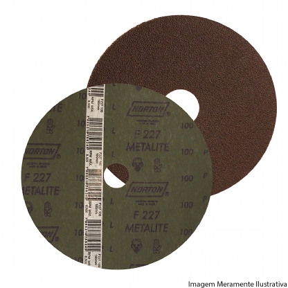 Disco Fibra Metalite 115X22mm F227 C80 - Norton