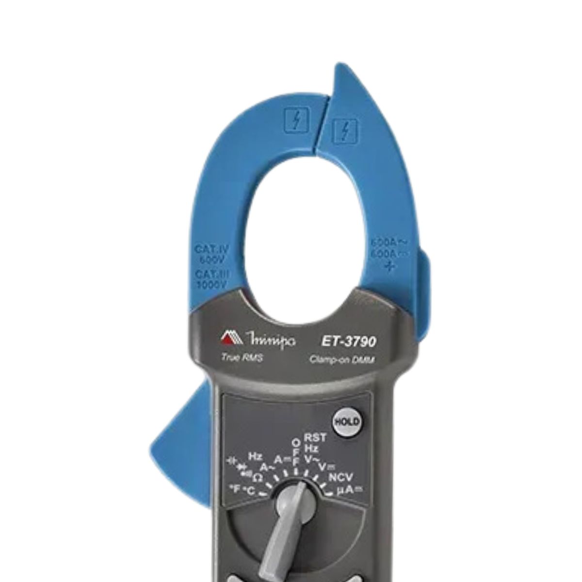 Alicate Amperímetro Digital True Rms Ac 600Aca/Cc 750Vca/1000Vcc Cat Iii/Cat Iv Com Leitor Temperatura Minipa