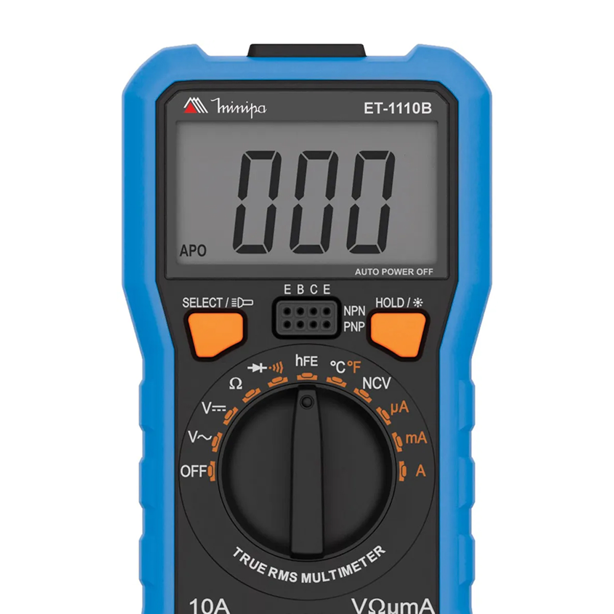 Multímetro Digital True Rms Cat II 600V Et-1110B - Minipa