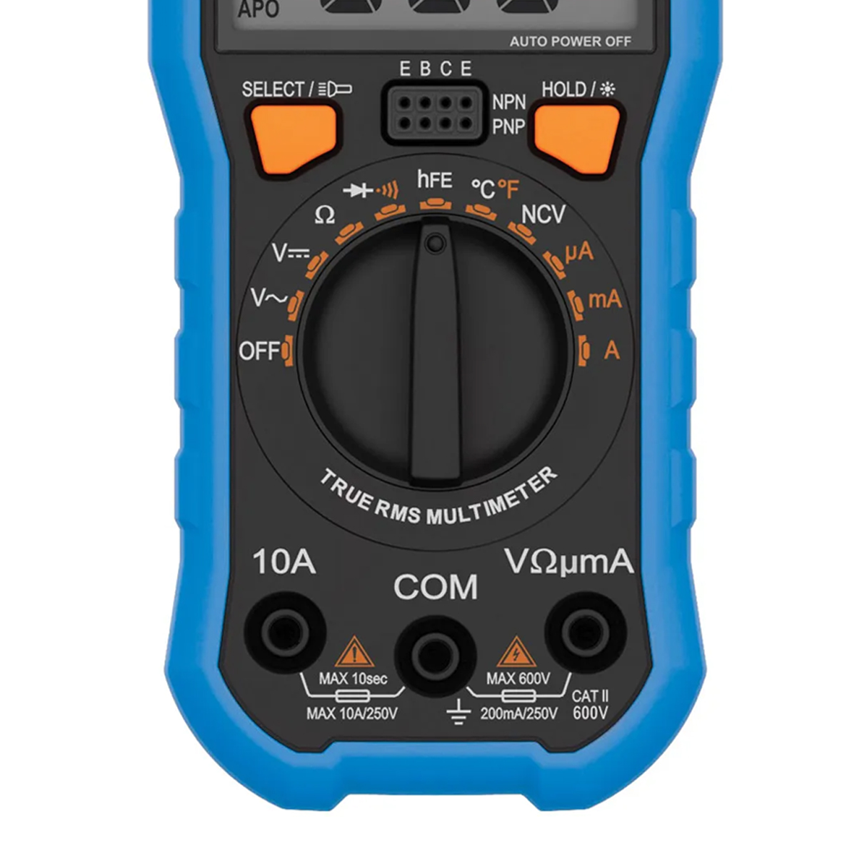 Multímetro Digital True Rms Cat II 600V Et-1110B - Minipa