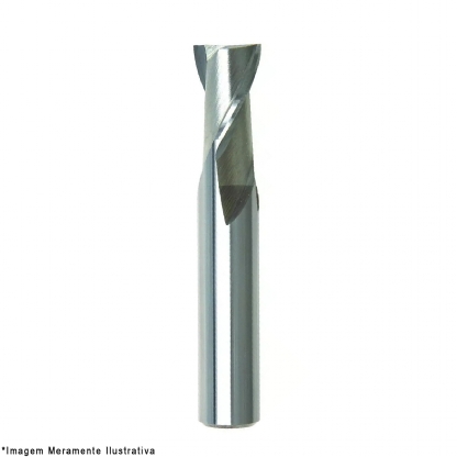 Fresa Topo Extra Curta 2 Cortes Hss 7mm Din 1835 A - Dormer
