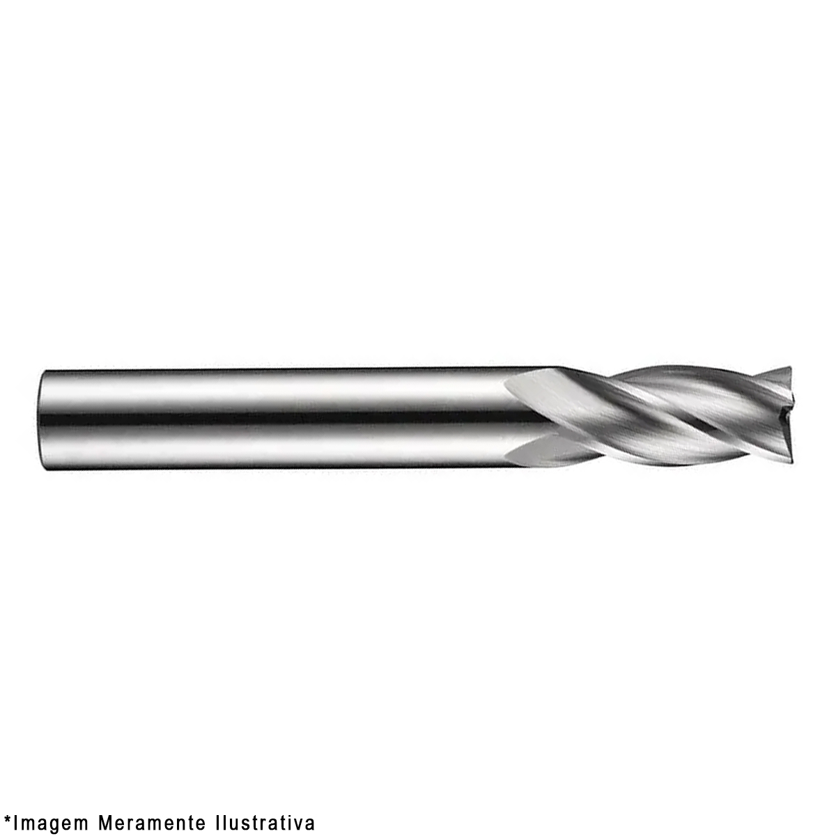 Fresa Topo Extra Curta 4 Cortes Hss 9mm Din 1835 A - Dormer