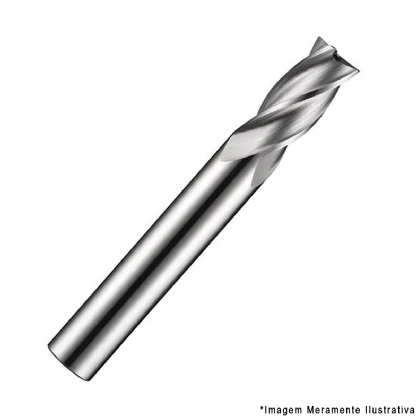 Fresa Topo Extra Curta 4 Cortes Hss 12mm Din 1835 A - Dormer