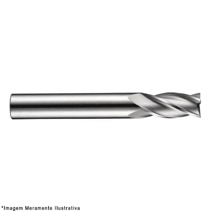 Fresa Topo Extra Curta 4 Cortes Hss 12mm Din 1835 A - Dormer