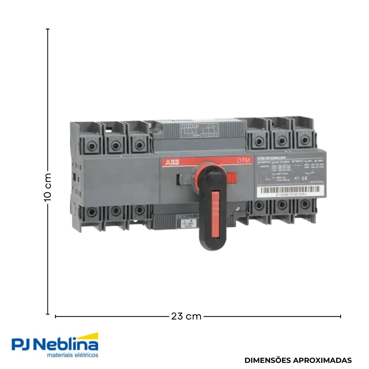 Chave Comutadora Tripolar 3 Posições 40A 690V Motorizada - Abb