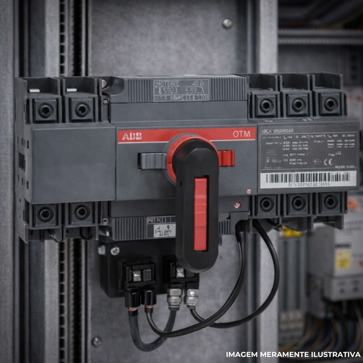 Chave Comutadora Tripolar 3 Posições 40A 690V Motorizada - Abb