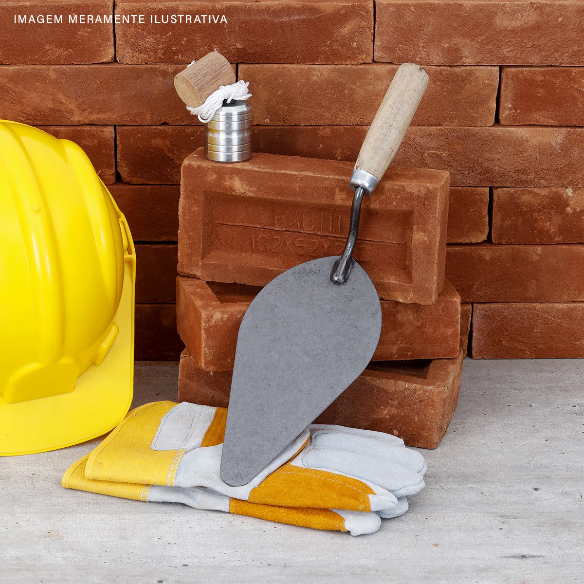 Colher De Pedreiro 8 Polegada Canto Redondo - Max Ferramentas