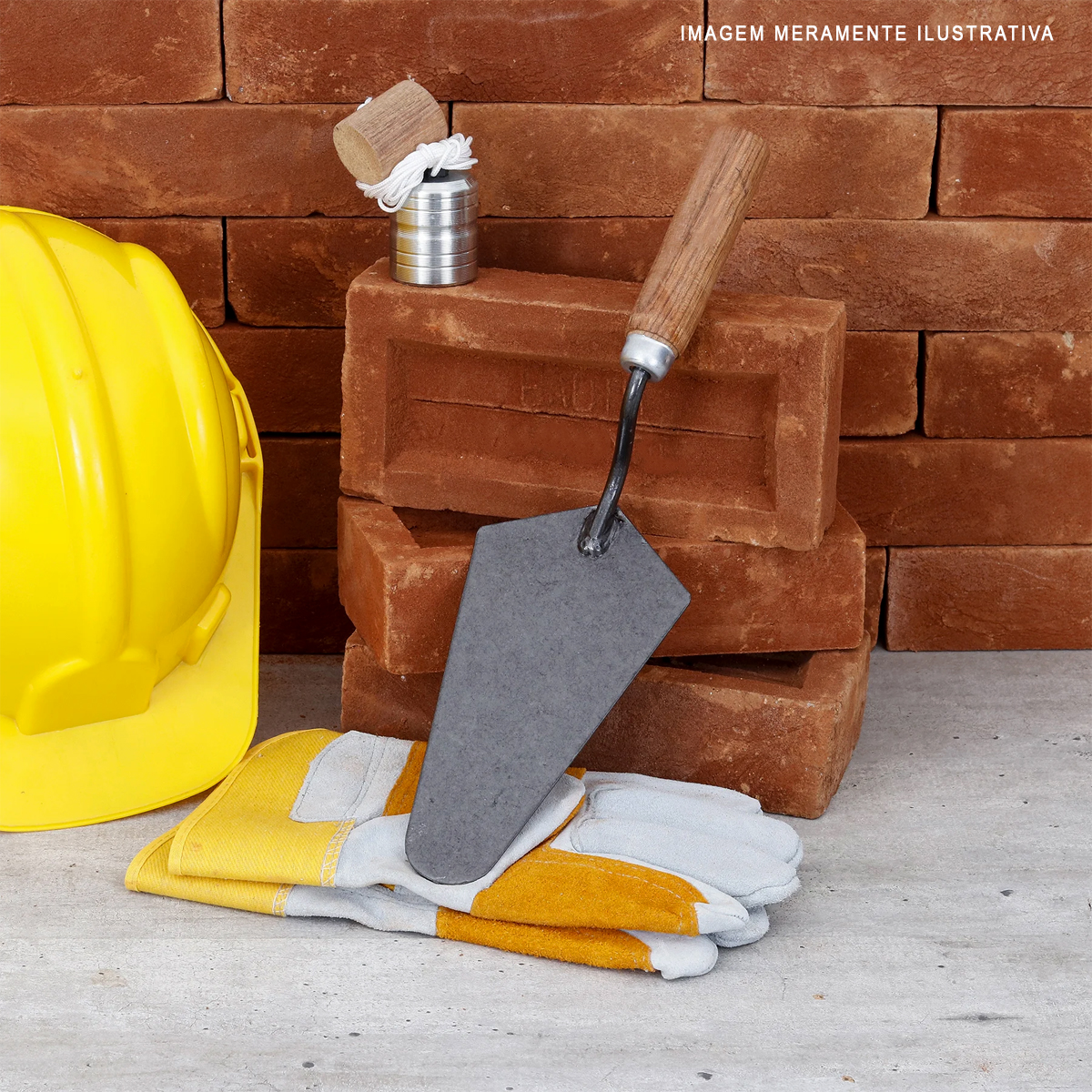 Colher De Pedreiro 8 Polegada Canto Vivo - Max Ferramentas