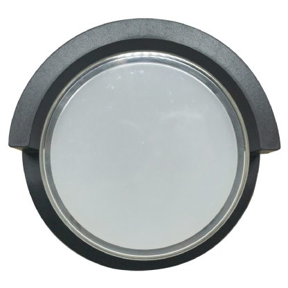 Luminária Arandela Led Sobrepor Out Preto 12W Bivolt 4200K Luz Neutra - Hevvy