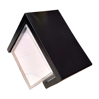 Luminária Arandela Led Sobrepor Out Preto 12W Bivolt 4200K Luz Neutra - Hevvy