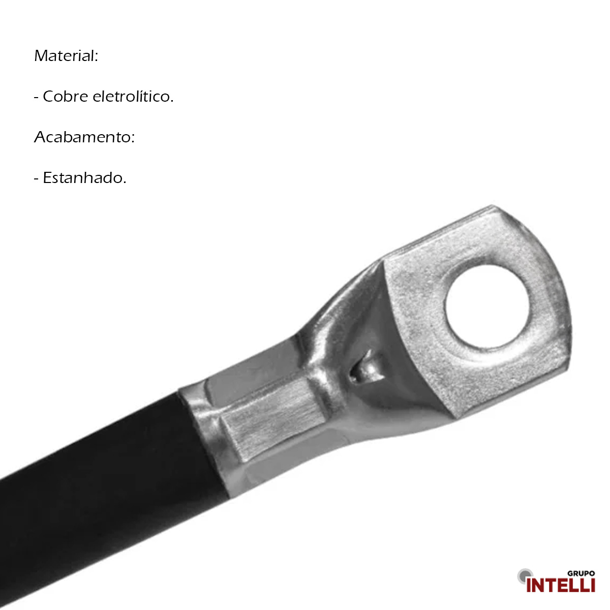 Terminal Compressão 50Mm 1 Compressão 1 Furo F=10,5Mm 3/8 M10 508 Intelli