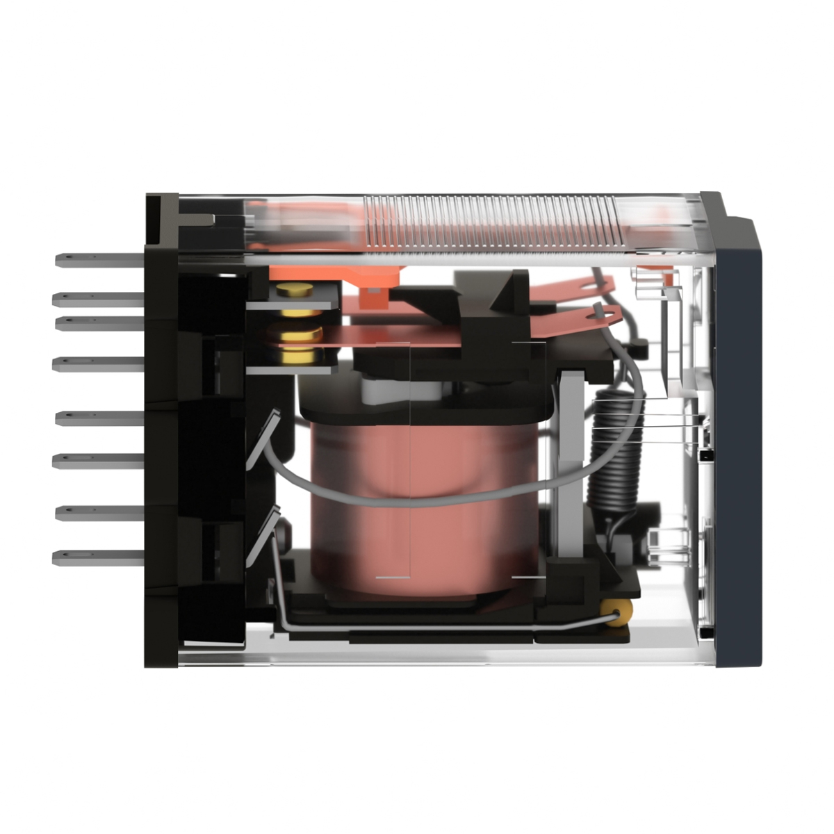 Relé Interface Básico 5A 24Vca 2 Naf RXM2LB2B7 - Schneider Electric