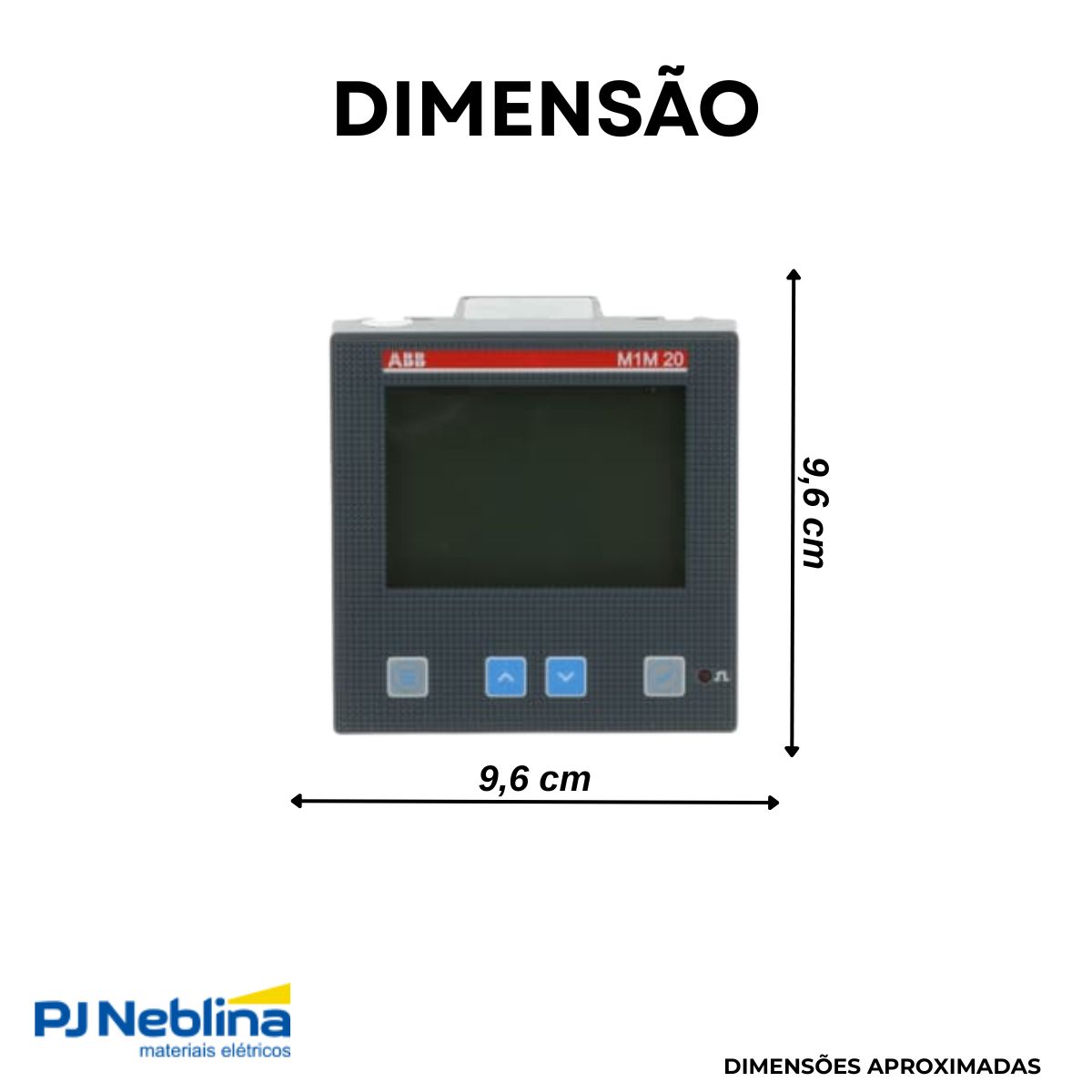 Medidor Multi 1/5a 100-230v 96x96mm Trilho Din Ip51