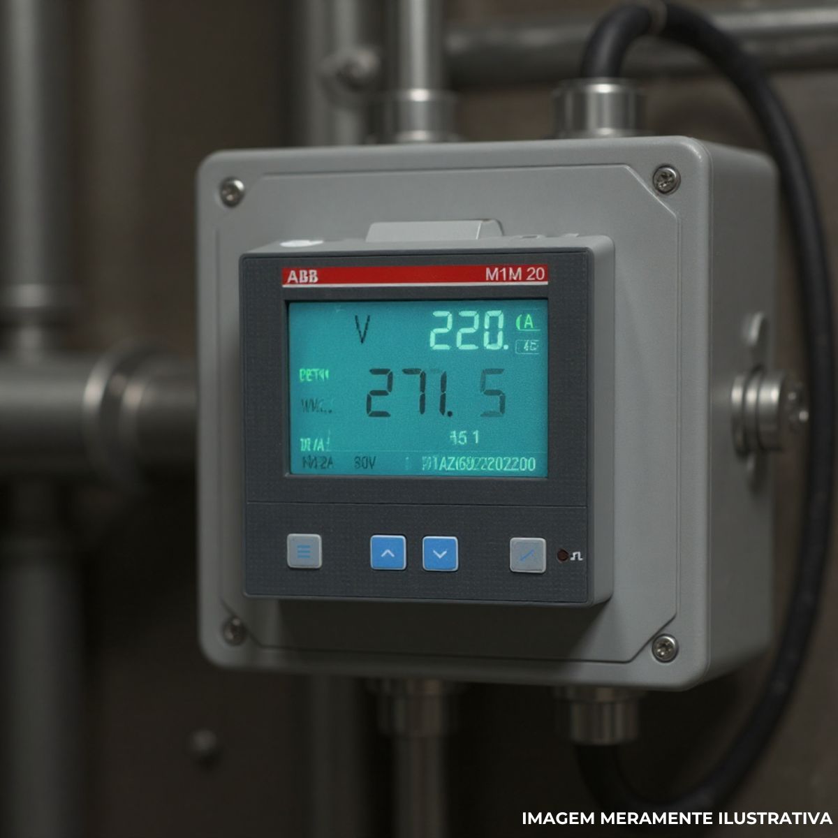 Medidor Multi 1/5a 100-230v 96x96mm Trilho Din Ip51