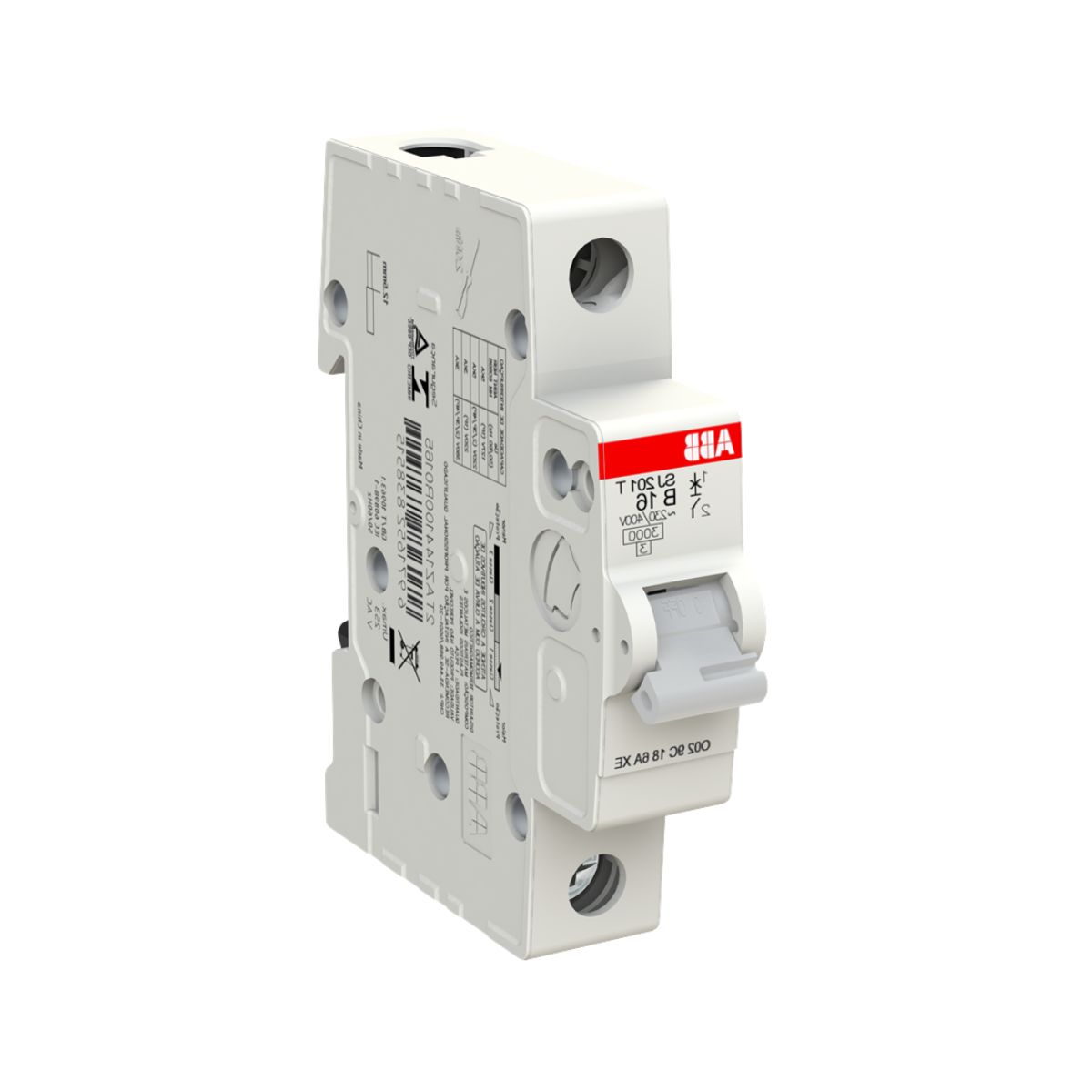 Disjuntor Mini Din Unipolar 50A Curva C 3Ka 230V - Abb