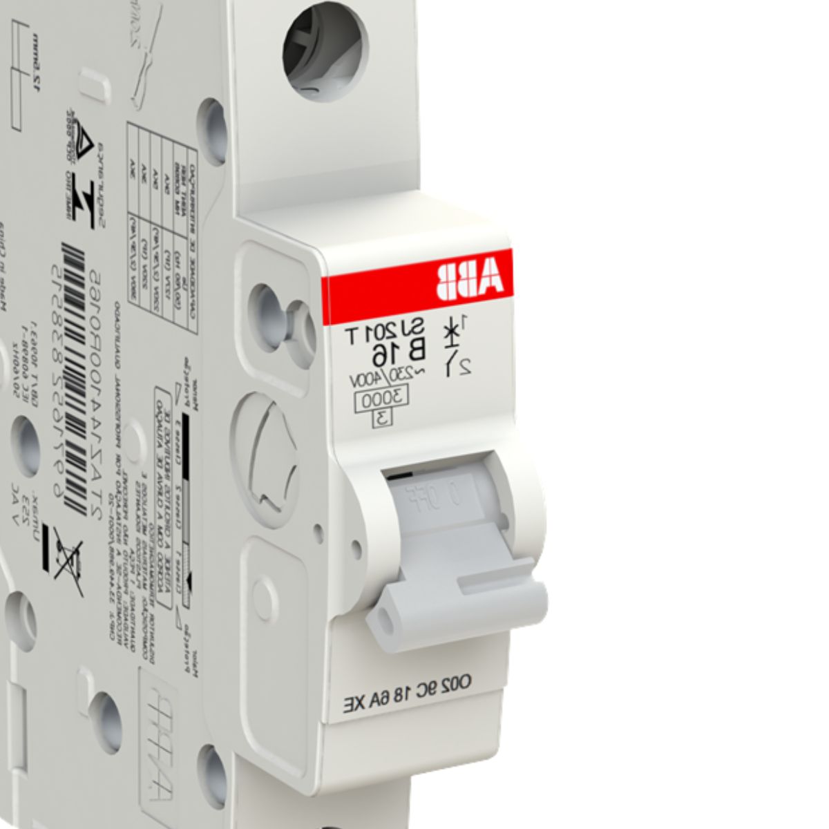 Disjuntor Mini Din Unipolar 50A Curva C 3Ka 230V - Abb