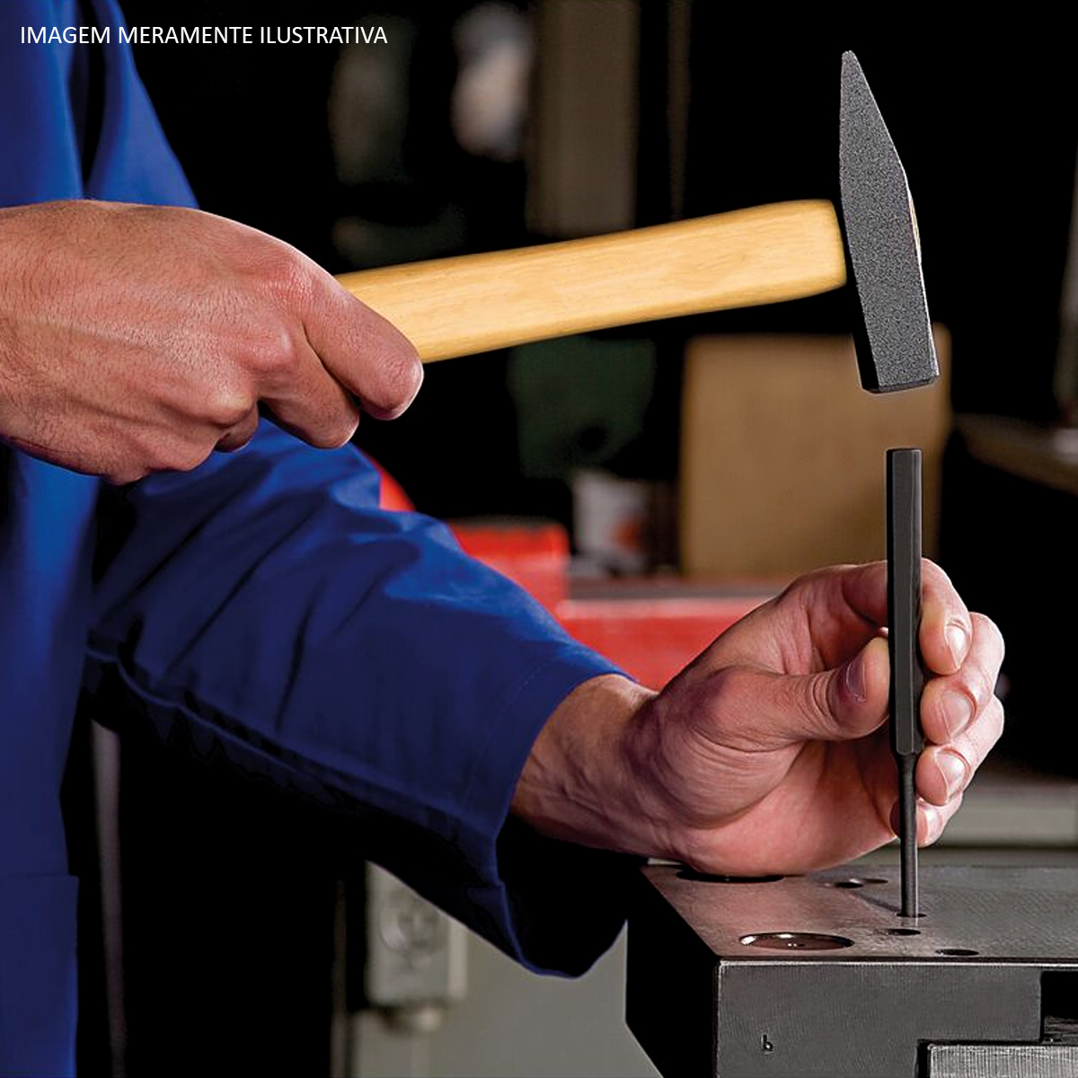 Jogo Saca Pino Paralelo Com 6 Peças 2-8Mm Aço Niquelado - Gedore