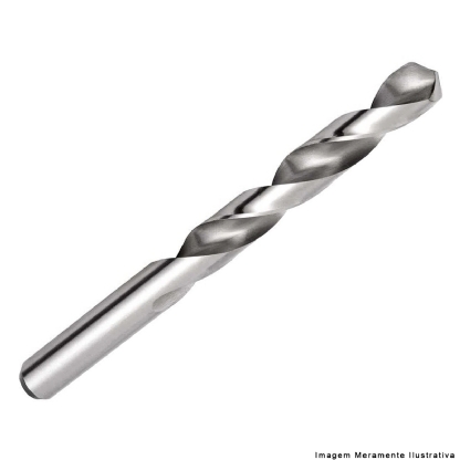 Broca Aço Rápido HSS Hp 1/4 Para Metal Brilhante/Tin Auto Centrante Din 338 - Dormer