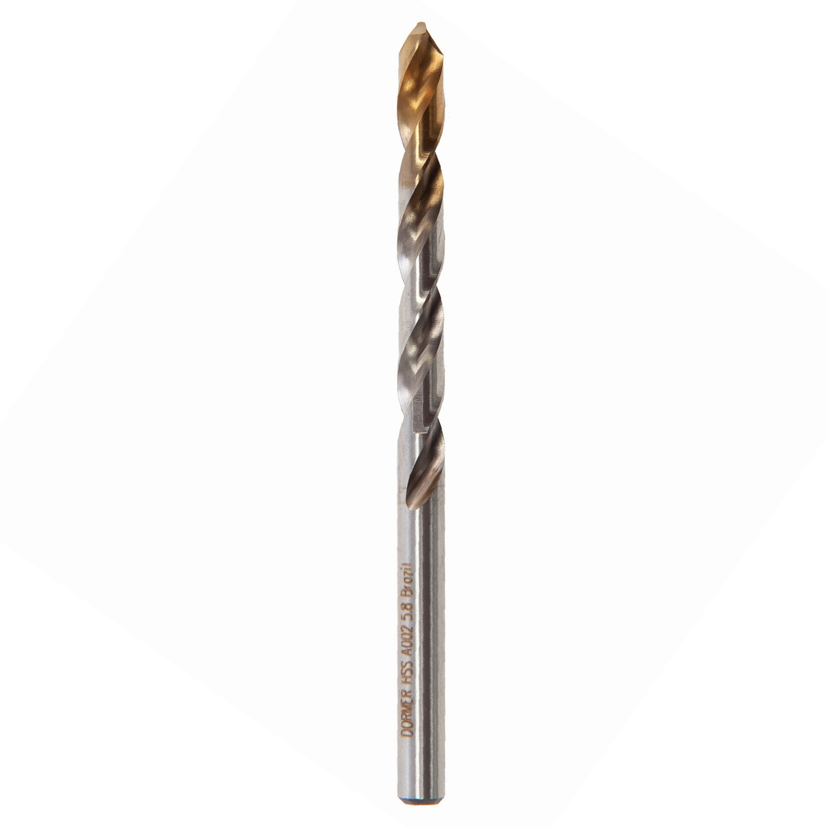 Broca Aço Rápido HSS Hp 5/8 Para Metal Brilhante/Tin Auto Centrante Din 338 - Dormer