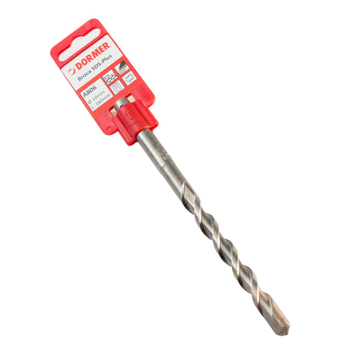 Broca Widea Hss Hm Sds Plus Para Concreto 13,00Mm 160Mm Brilhante A80613.0X160B - Dormer