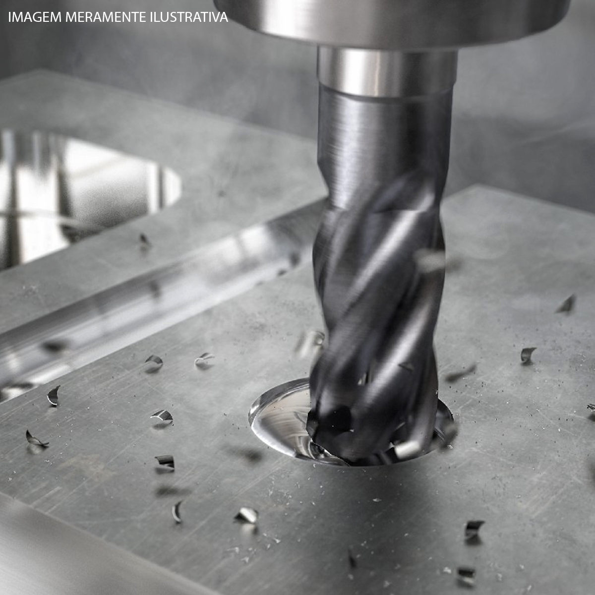 Fresa Topo Extra Curta 2 Canais Hss-E-Pm 4Mm Din 327 D Brilhante C110 - Dormer