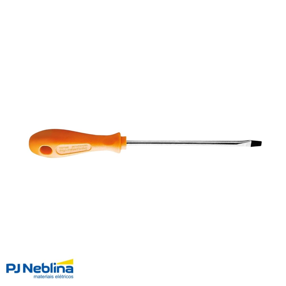 Chave Fenda Simples 3/16X4Pol (5X100Mm) Cabo Twister Lr Magnetizada - Tramontina