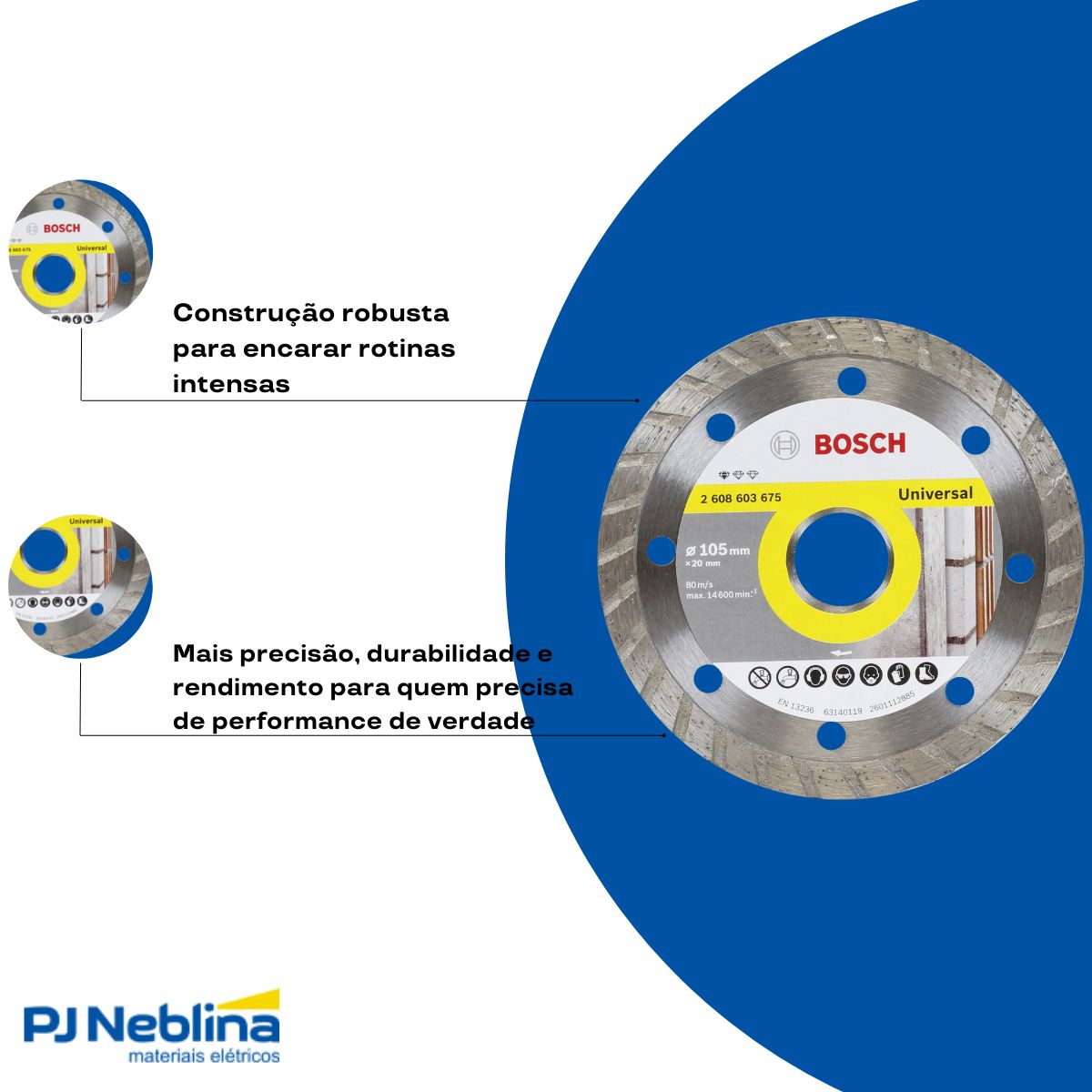 Disco Diamantado Standard - Turbo 105mm