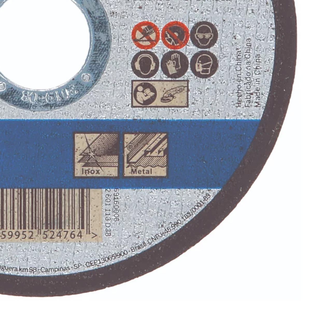 Disco De Corte Metal/Inox Standart 11,5x1,0Cm - Bosch