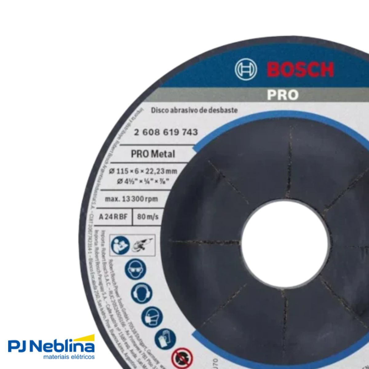 Disco Desbaste Std For Metal 115x6,0mm