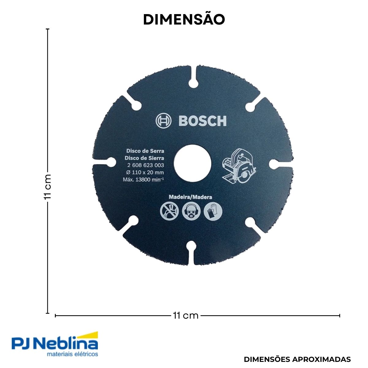 Disco De Serra Mármore Para Madeira - Bosch