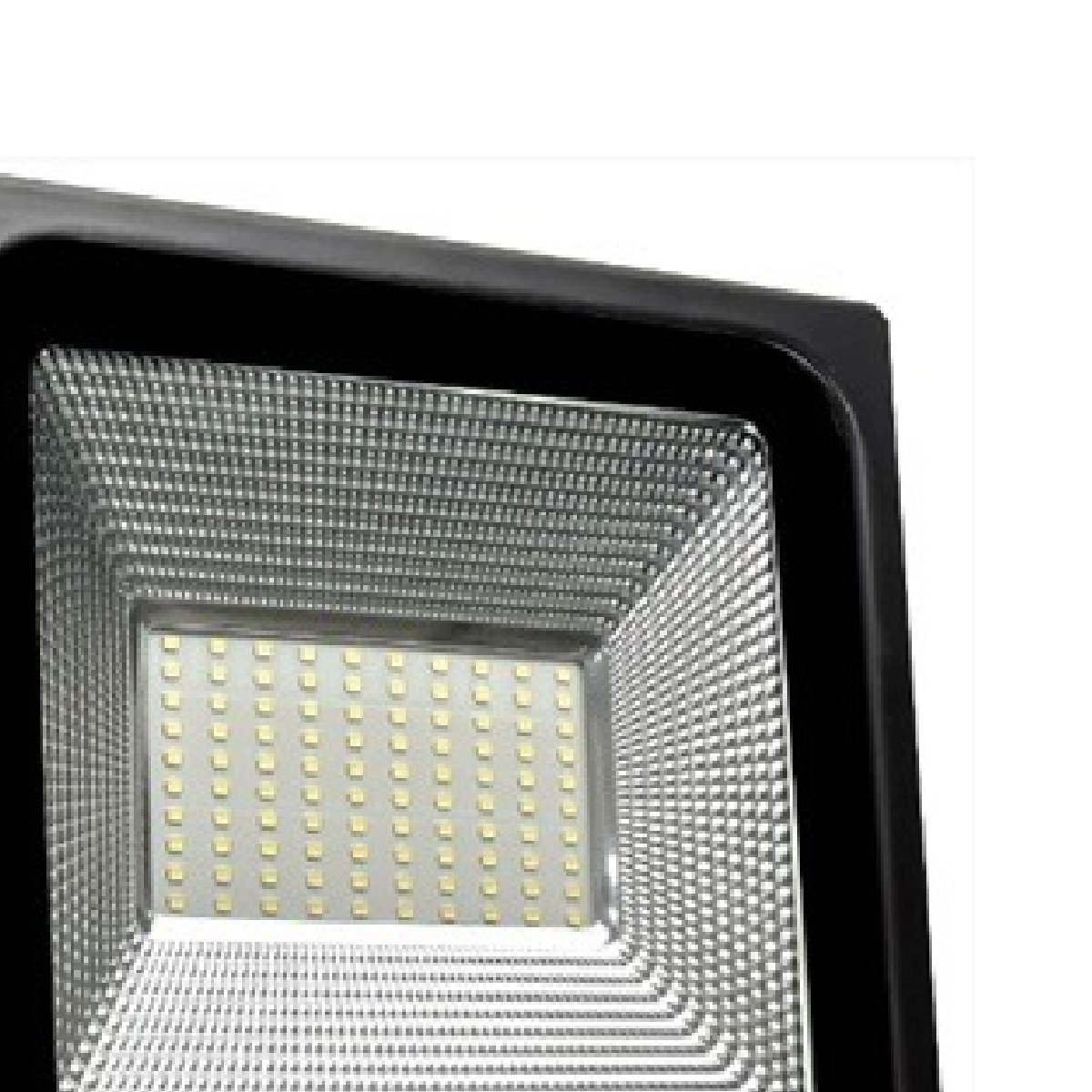 Luminária Refletor Solar Led Retangular Sobrepor 100W Luz Branca 6500K 9500Lm 120G - Iluminim