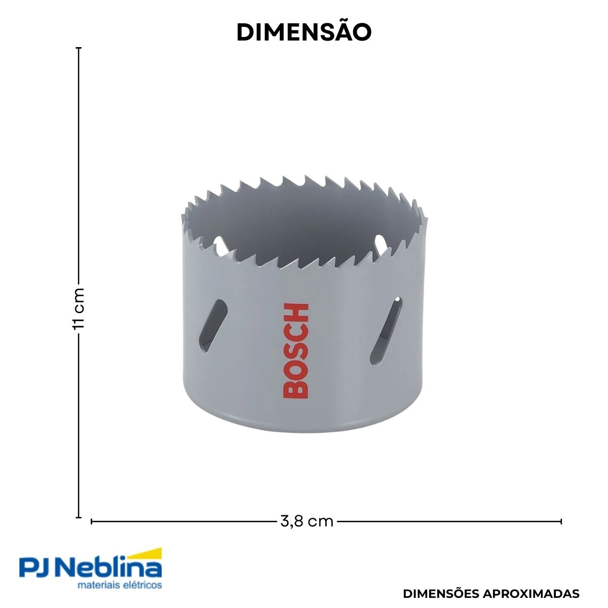Serra Copa Bimetalica 111 mm - Bosch