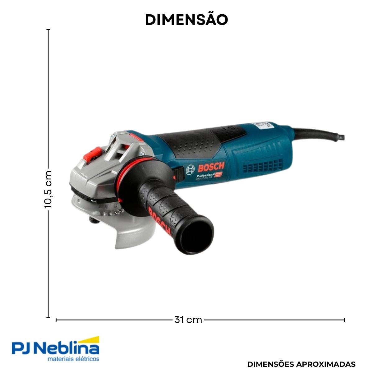 Esmerilhadeira Gws 17-125 Cie 220V - Bosch