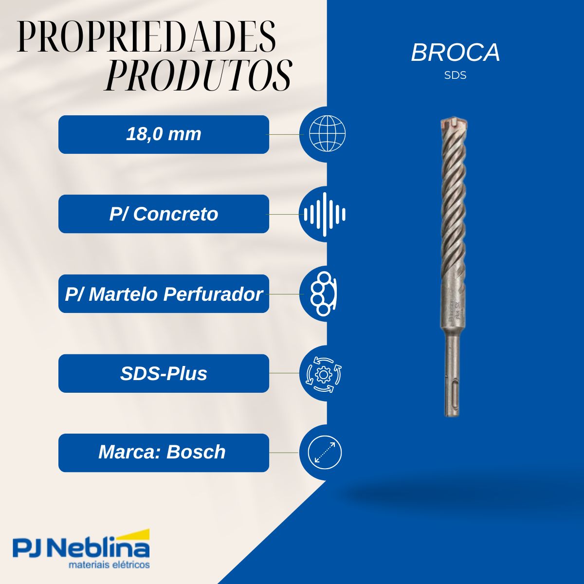 Broca Sds 18X150X200 - Bosch