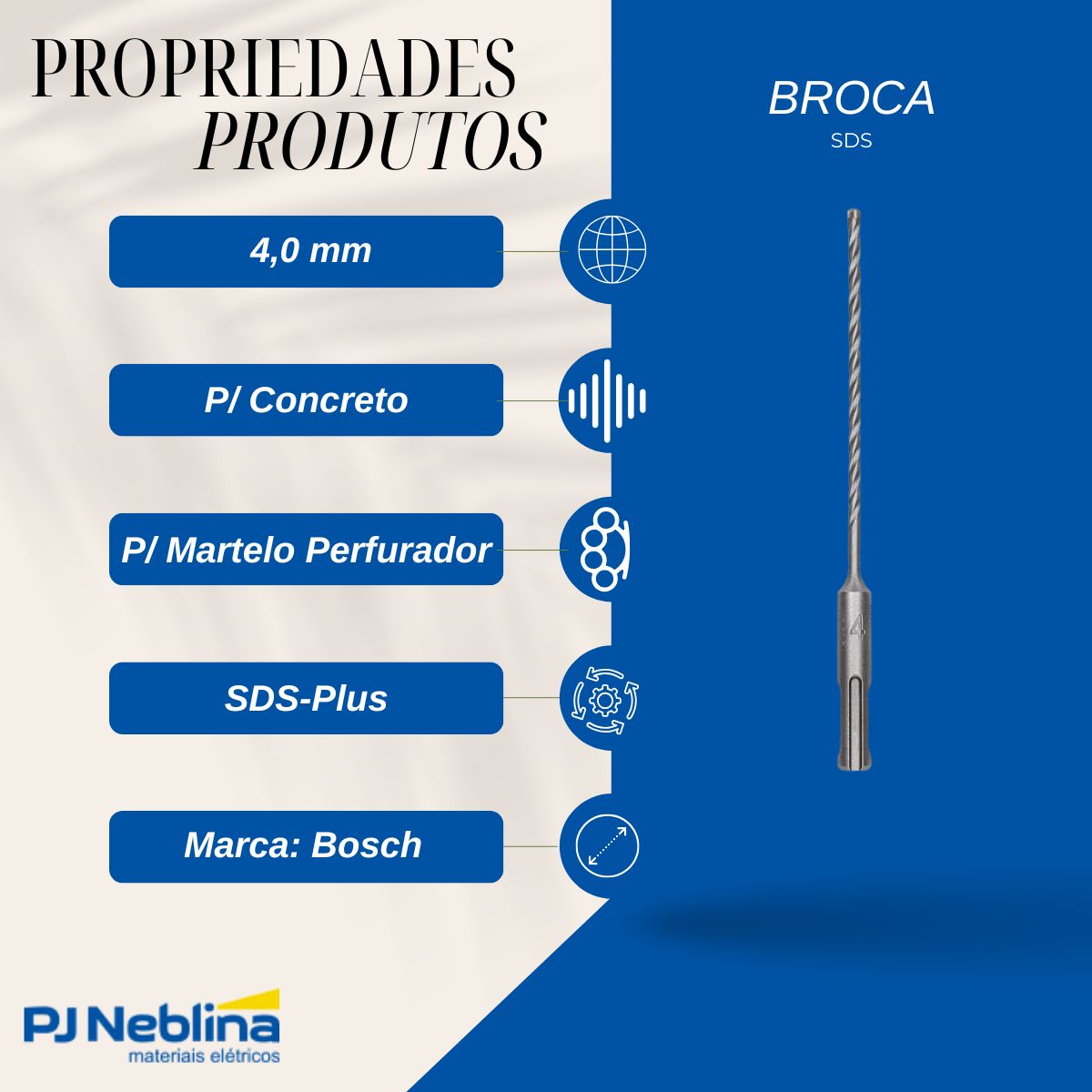 Broca Sds 4X100X160 - Bosch