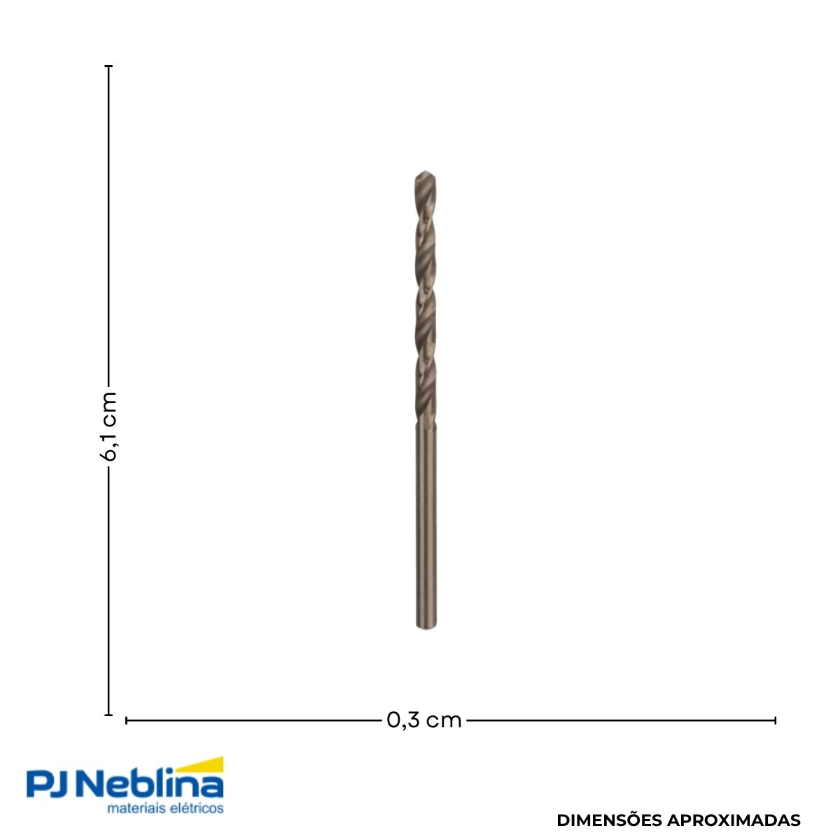 Broca Hss-Co 3X33X61 - Bosch