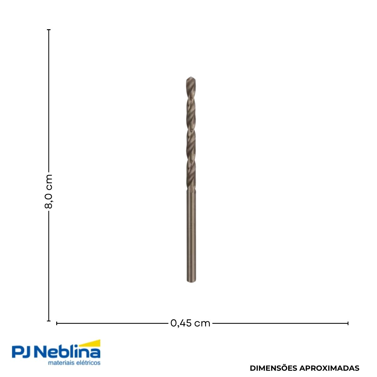 Broca Hss-Co 4,5X47X80 - Bosch