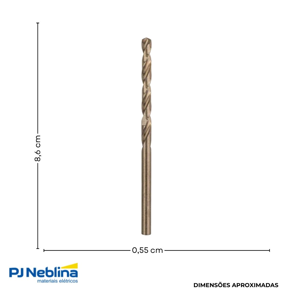 Broca Hss-Co 5X52X86 - Bosch