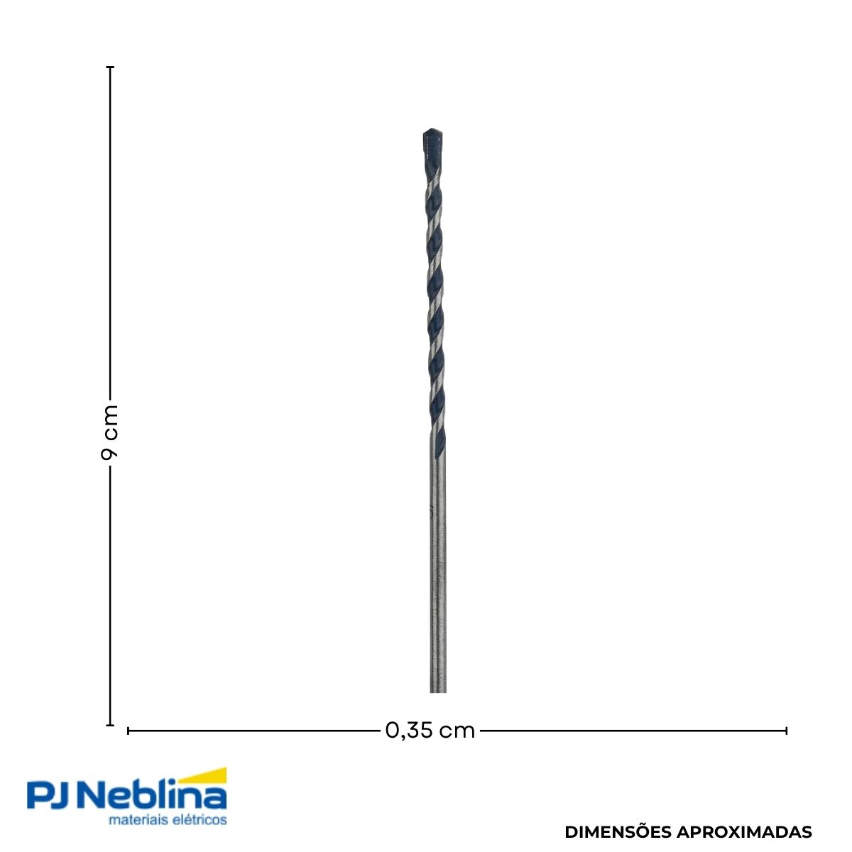 Broca Para Cyl-5 3,5 mm 90 mm - Bosch