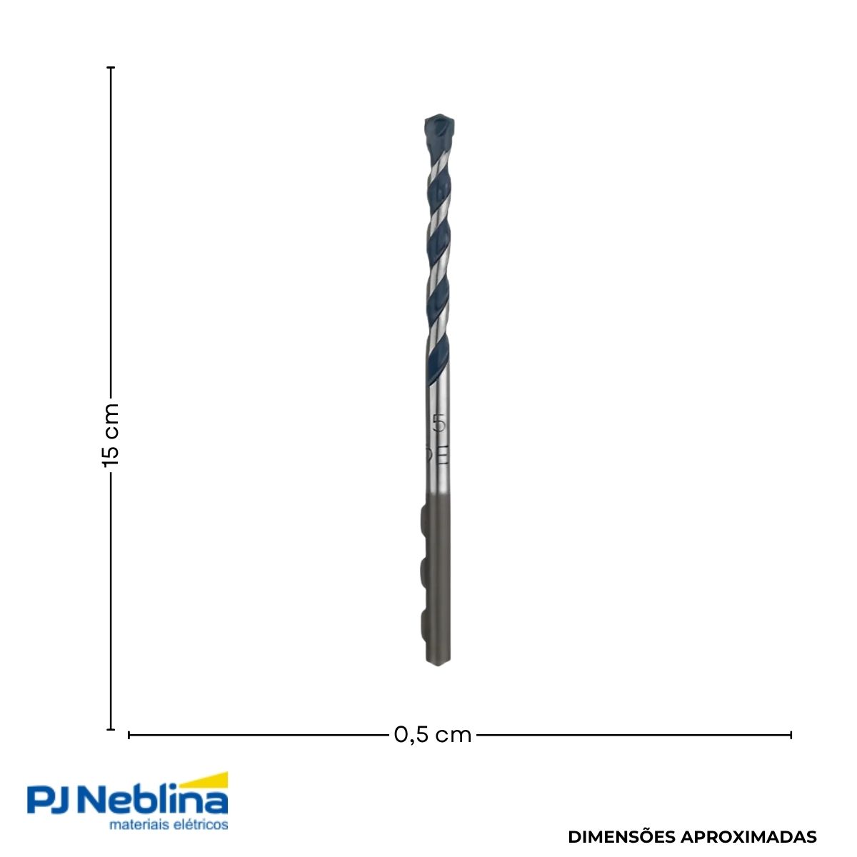 Broca Para Cyl-5 5,0 mm 150 mm - Bosch