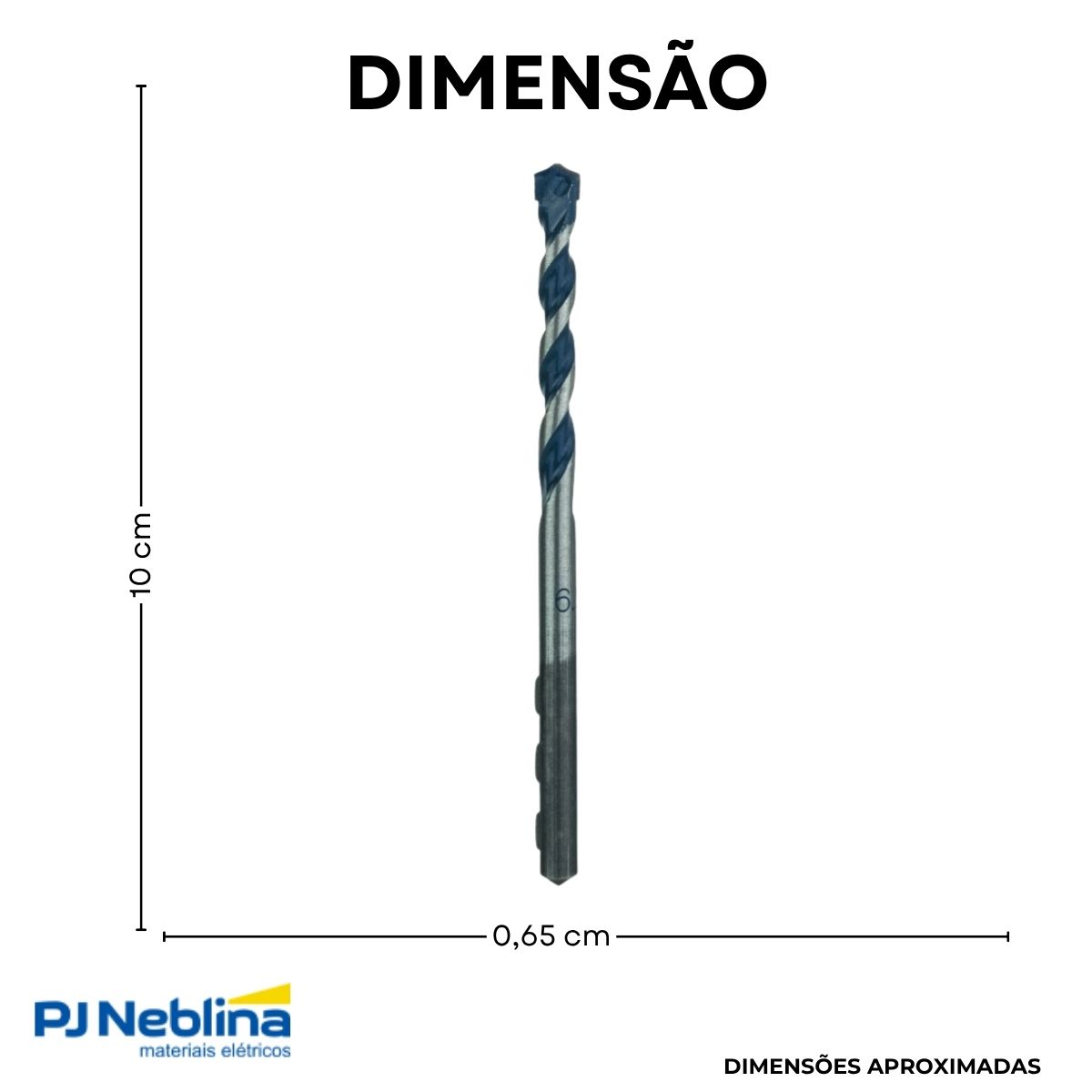 Broca Para Cyl-5 6,5 mm 100 mm - Bosch