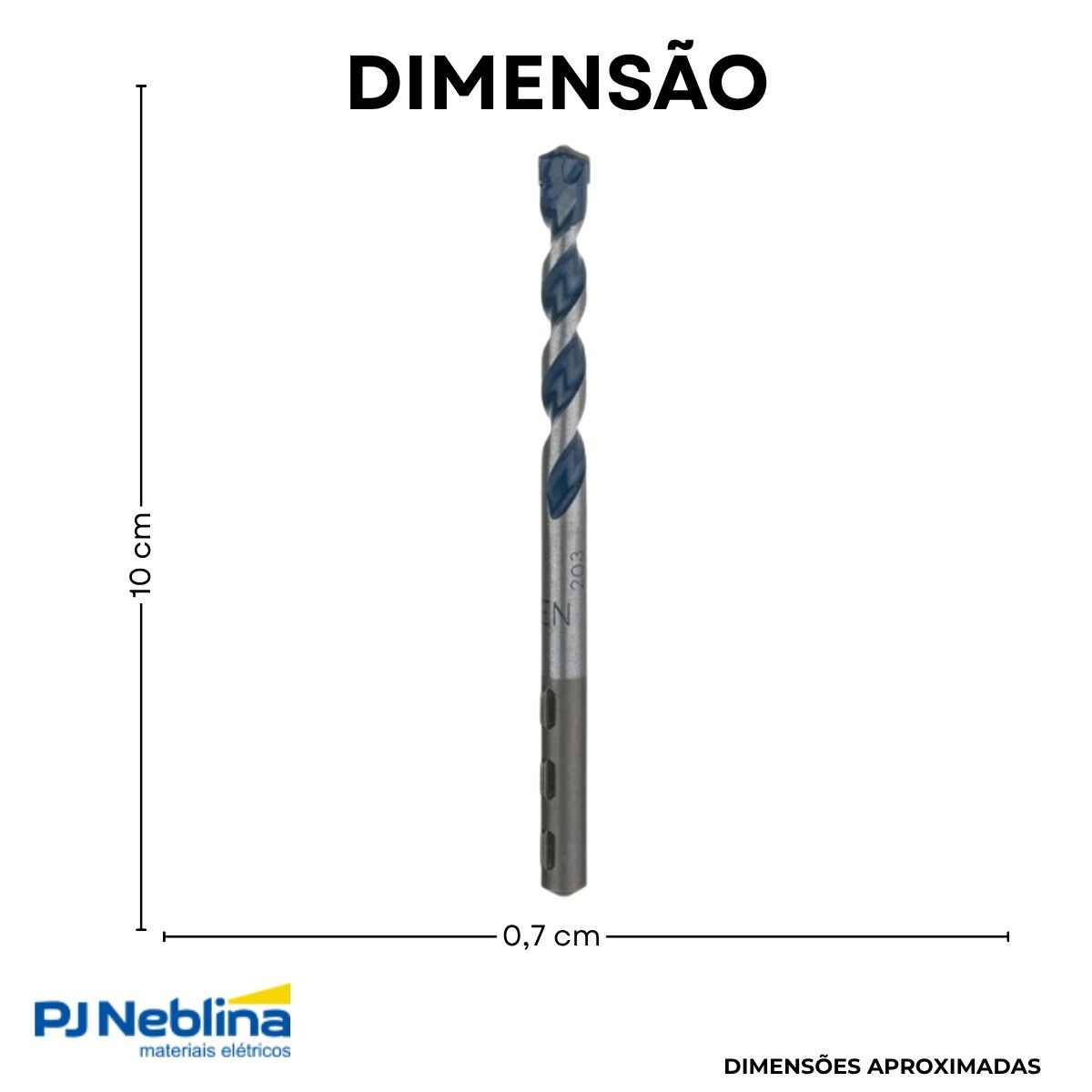 Broca Para Cyl-5 7,0 mm 100 mm - Bosch