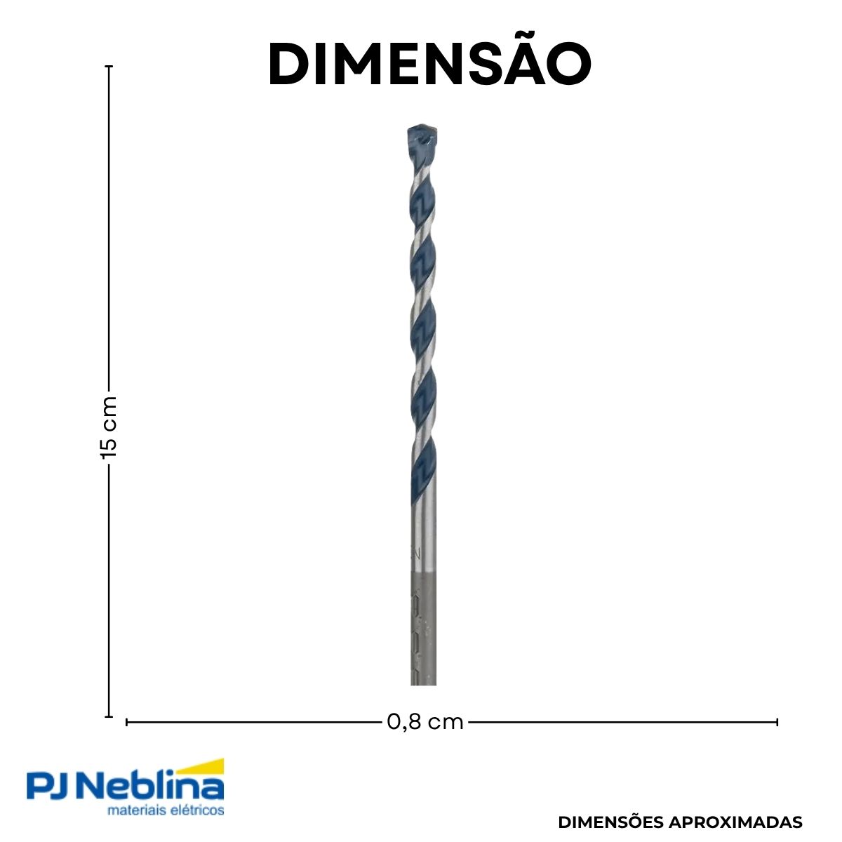 Broca Para Cyl-5 8,0 mm 150 mm - Bosch